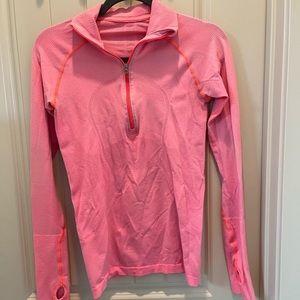 Lululemon coral long sleeve shirt